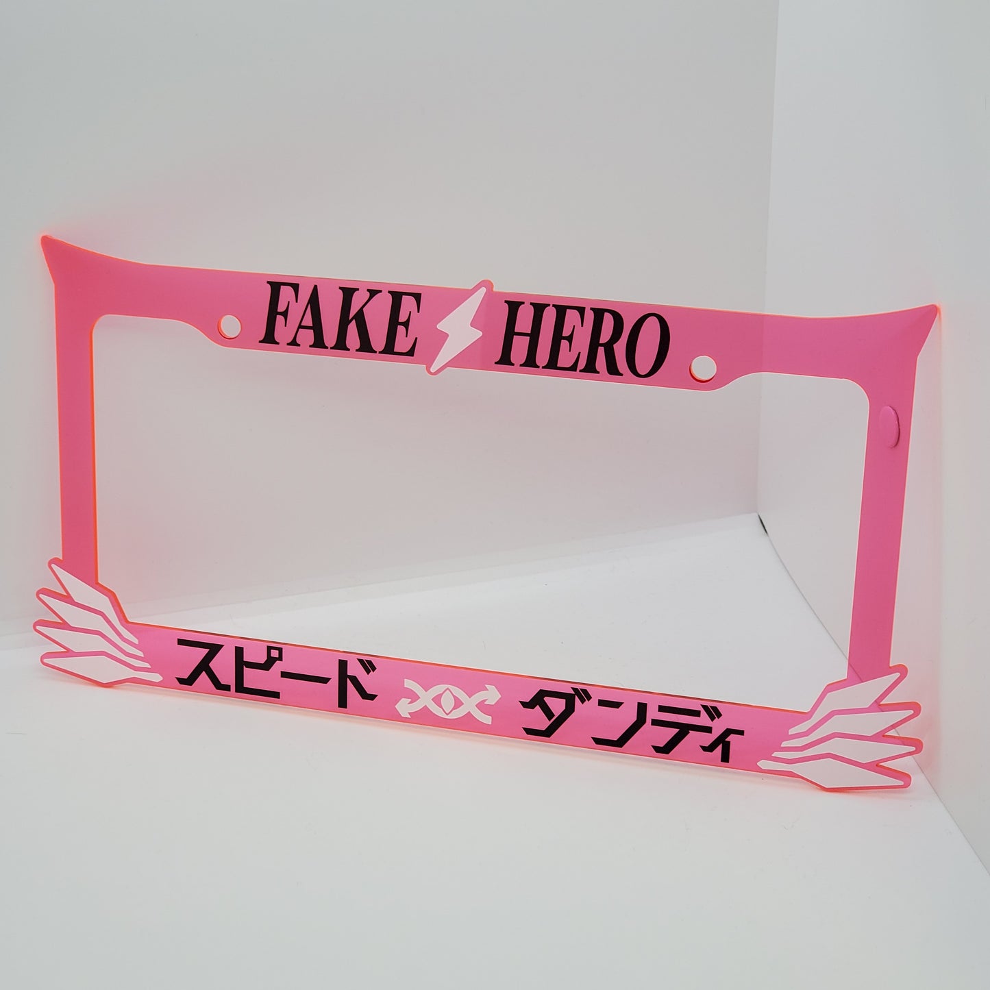 Speed Dandy Plate Frame (Neon Pink)