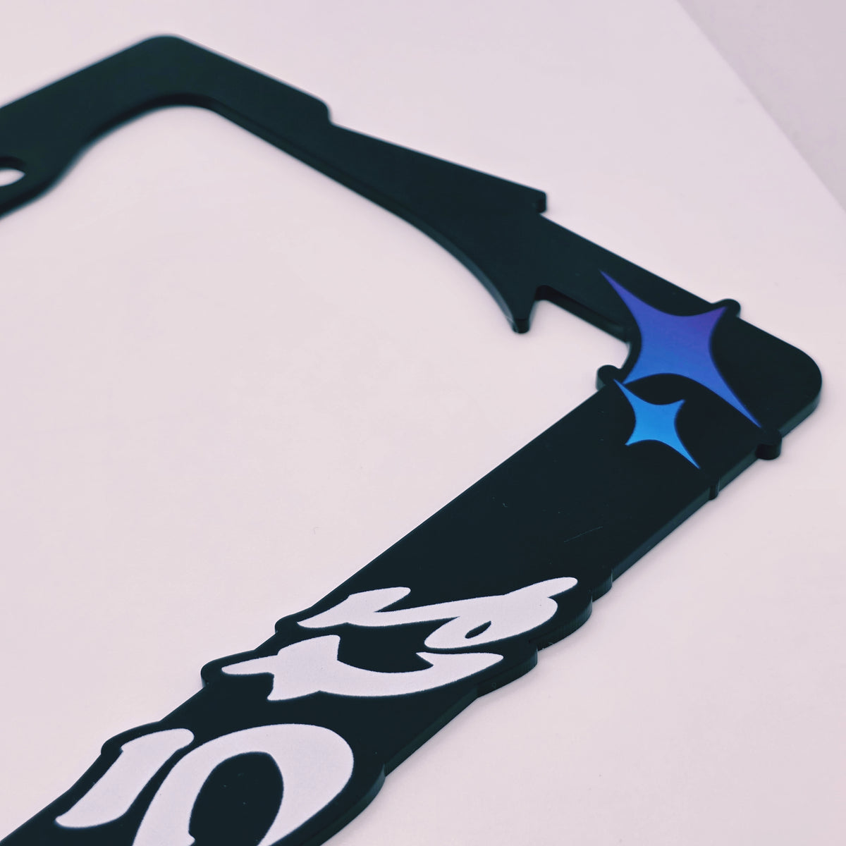 Don't Chase The World Plate Frame (Black)