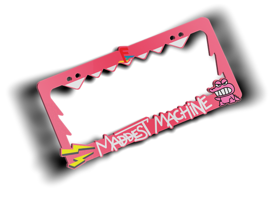 Maddest Machine Plate Frame (Fluorescent Pink)