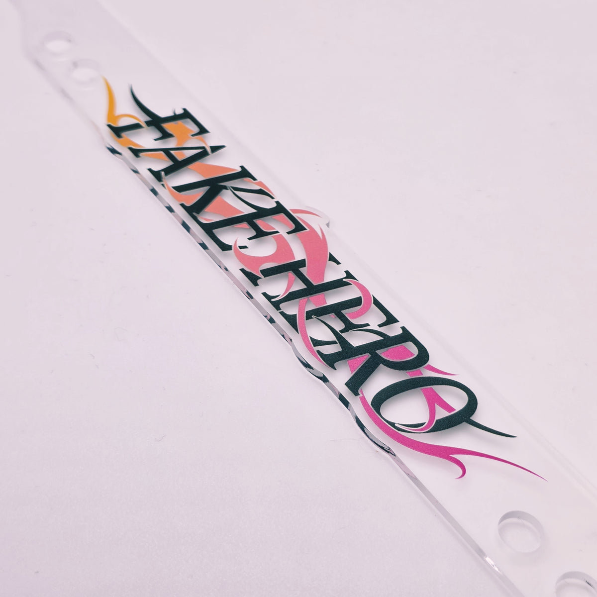 Don't Chase The World Plate Frame (Frosted White)