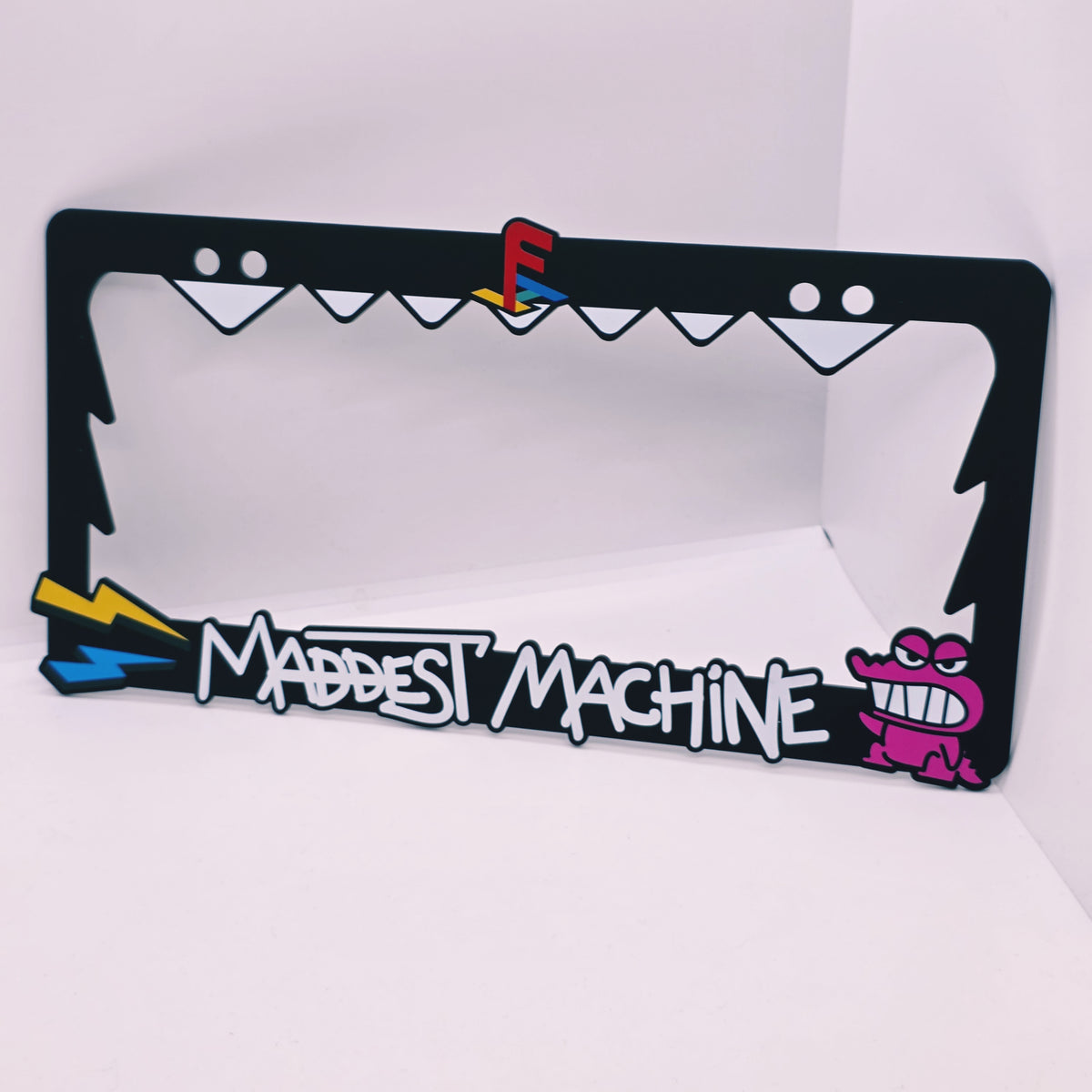 Maddest Machine Plate Frame (Black)