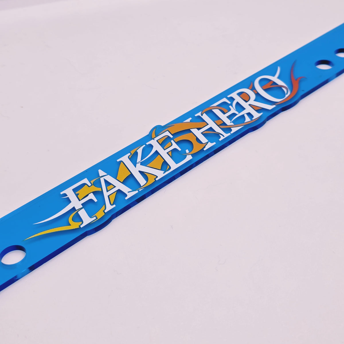 Maddest Machine Plate Frame (Clear Blue)