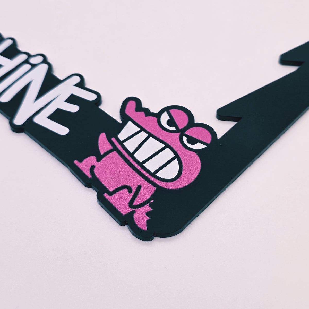 Maddest Machine Plate Frame (Black)
